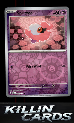 Reverse Holofoil Spritzee 038/131 Pokemon Common SV: Prismatic Evolutions Card N