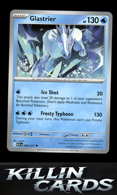 Glastrier 054/217 Pokemon Uncommon ME: Ascended Heroes Card NM