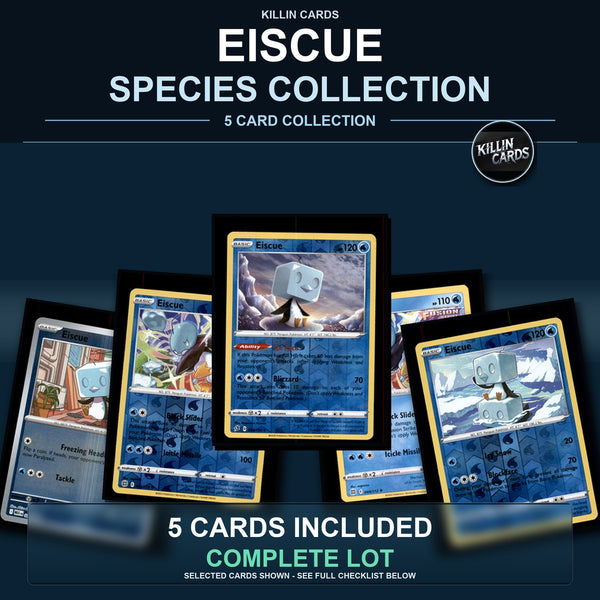 Pokemon TCG Eiscue Species Collection 5 Different Cards