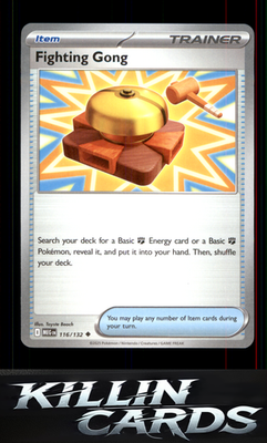 Fighting Gong - 116/132 116/132 Pokemon Uncommon ME01: Mega Evolution Card NM