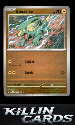 Reverse Holofoil Electrike 023/084 Pokemon Common ME05: Pitch Black Card NM