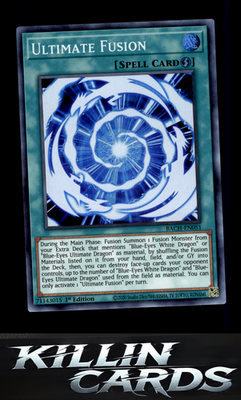 1st Edition Ultimate Fusion BACH-EN051 YuGiOh Super Rare Battle of Chaos Card NM