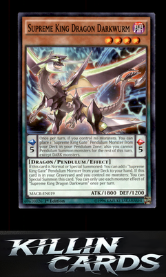 1st Edition Supreme King Dragon Darkwurm MACR-EN019 YuGiOh Common Maximum Crisis