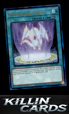 1st Edition Summoning Curse RA03-EN057 YuGiOh Super Rare Quarter Century Bonanza