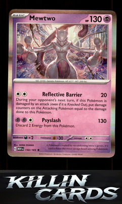 Mewtwo 150/165 Pokemon Rare SV: Scarlet & Violet 151 Card NM