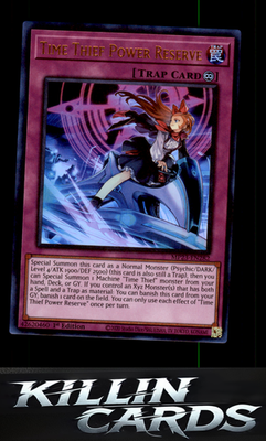 1st Edition Time Thief Power Reserve MP23-EN282 YuGiOh Ultra Rare 25th Anniversa