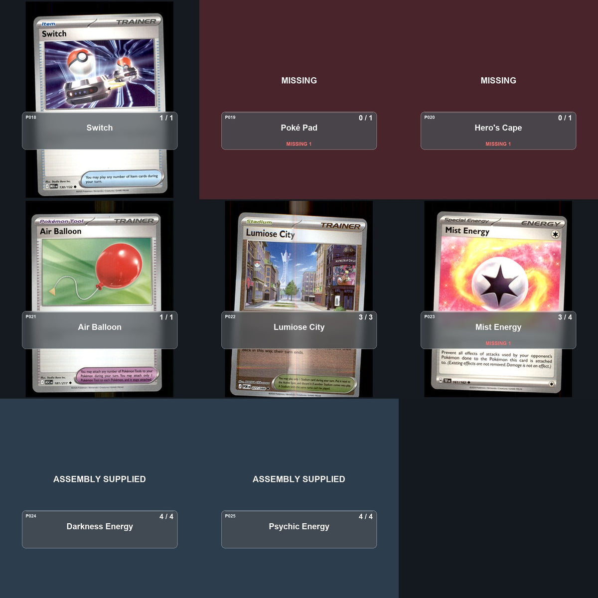 Partial Pokemon TCG World Championships 2026 Kangaskhan Bouffalant Decklist 53 Cards Deck