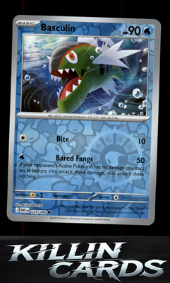 Reverse Holofoil Basculin 024/086 Pokemon Common SV: White Flare Card NM
