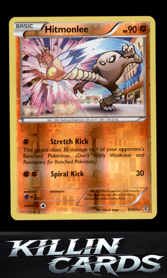 Reverse Holofoil Hitmonlee 47/83 Pokemon Rare Generations Card NM