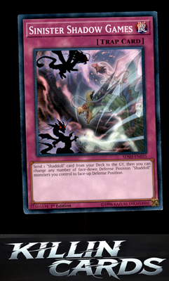 1st Edition Sinister Shadow Games SDSH-EN035 YuGiOh Common Structure Deck: Shadd