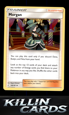 Morgan 149/181 Pokemon Uncommon SM - Team Up Card NM