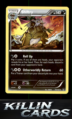 Shiftry 73/122 Pokemon Rare XY - BREAKpoint Card NM