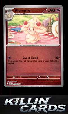 Reverse Holofoil Alcremie 044/094 Pokemon Uncommon ME02: Phantasmal Flames Card