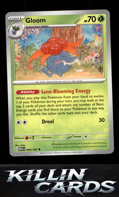 Gloom 044/165 Pokemon Uncommon SV: Scarlet & Violet 151 Card NM