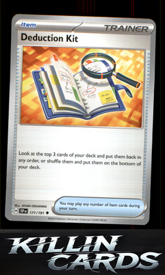 Deduction Kit 171/191 Pokemon Uncommon SV08: Surging Sparks Card NM