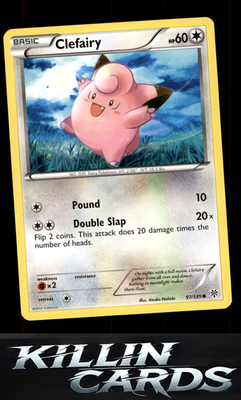 Clefairy 97/135 Pokemon Common Plasma Storm Card LP