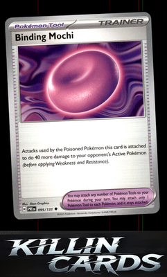 Binding Mochi 095/131 Pokemon Uncommon SV: Prismatic Evolutions Card NM