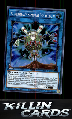 1st Edition Superheavy Samurai Scarecrow MP21-EN165 YuGiOh Super Rare 2021 Tin o