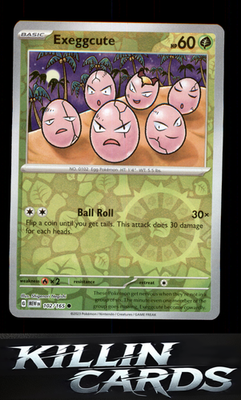 Reverse Holofoil Exeggcute 102/165 Pokemon Common SV: Scarlet & Violet 151 Card