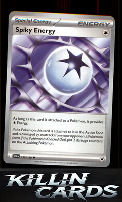 Spiky Energy - 159/159 159/159 Pokemon Uncommon SV09: Journey Together Card NM