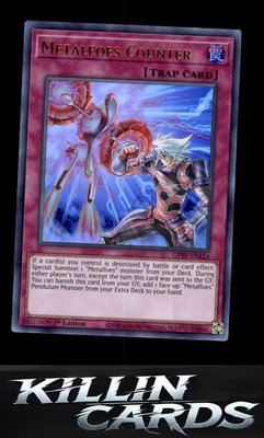 1st Edition Metalfoes Counter GFTP-EN124 YuGiOh Ultra Rare Ghosts From the Past