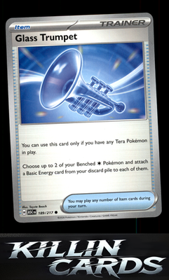Glass Trumpet - 189/217 189/217 Pokemon Common ME: Ascended Heroes Card NM
