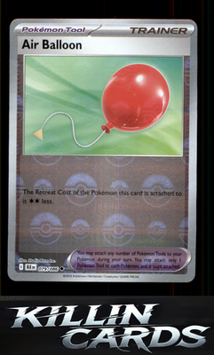 Air Balloon (Poke Ball Pattern) 079/086 Pokemon Uncommon SV: Black Bolt Card NM