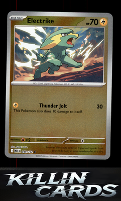 Reverse Holofoil Electrike 049/132 Pokemon Common ME01: Mega Evolution Card NM