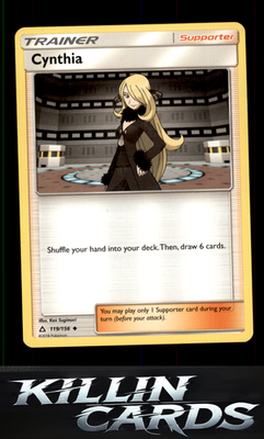 Cynthia 119/156 Pokemon Uncommon SM - Ultra Prism Card NM
