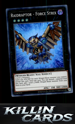 Raidraptor - Force Strix OP14-EN008 YuGiOh Super Rare OTS Tournament Pack 14 Car