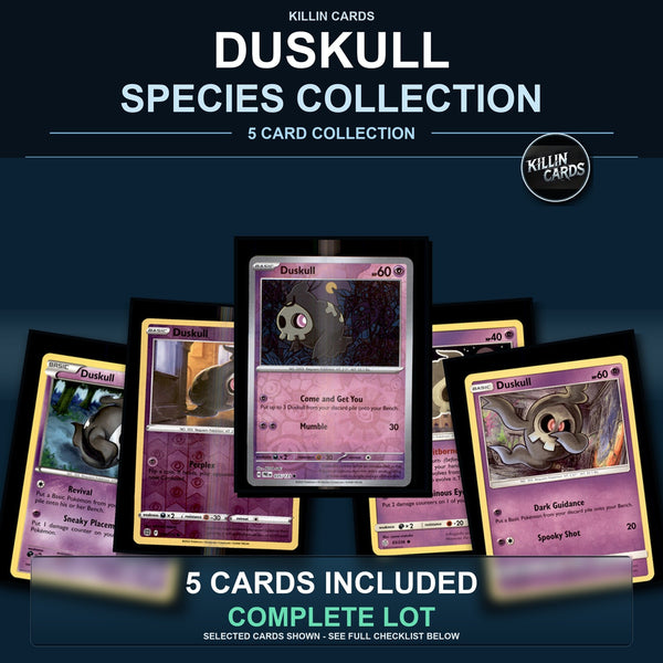 Pokemon TCG Duskull Species Collection 5 Different Cards