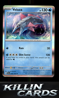 Veluza - 056/193 056/193 Pokemon Rare SV02: Paldea Evolved Card NM