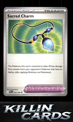 Sacred Charm - 093/094 093/094 Pokemon Uncommon ME02: Phantasmal Flames Card NM