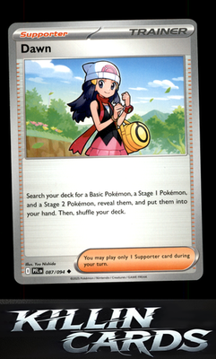 Dawn 087/094 Pokemon Uncommon ME02: Phantasmal Flames Card NM