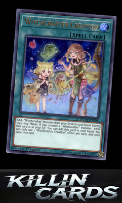 1st Edition Witchcrafter Creation DUOV-EN096 YuGiOh Ultra Rare Duel Overload Car