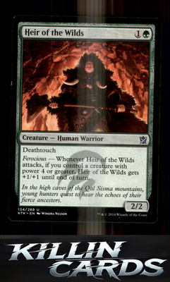 Heir of the Wilds 134 Magic U Khans of Tarkir Card NM