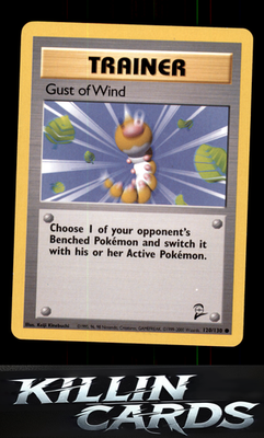Gust of Wind 120/130 Pokemon Common Base Set 2 Card LP