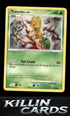 Treecko (78) 78/99 Pokemon Common Arceus Card LP