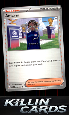 Amarys - 093/131 093/131 Pokemon Common SV: Prismatic Evolutions Card NM