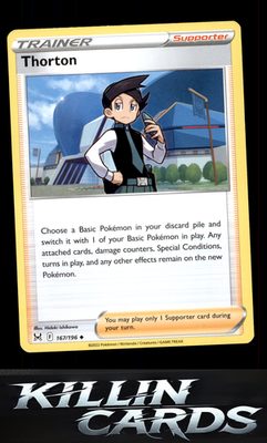 Thorton 167/196 Pokemon Uncommon SWSH11: Lost Origin Card NM