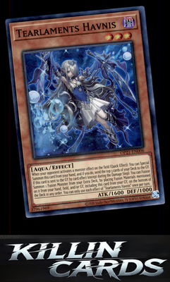 Tearlaments Havnis OP21-EN006 YuGiOh Super Rare OTS Tournament Pack 21 Card NM
