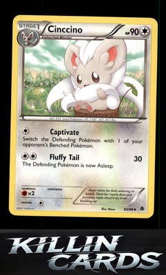 Cinccino 85/98 Pokemon Uncommon Emerging Powers Card LP