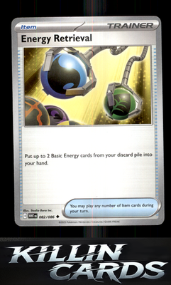 Energy Retrieval 082/086 Pokemon Uncommon SV: White Flare Card NM