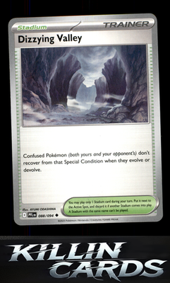 Dizzying Valley 088/094 Pokemon Uncommon ME02: Phantasmal Flames Card NM