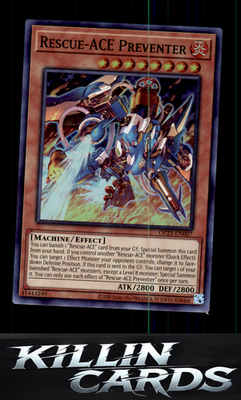Rescue-ACE Preventer OP23-EN007 YuGiOh Super Rare OTS Tournament Pack 23 Card NM