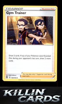 Gym Trainer 158/195 Pokemon Uncommon SWSH12: Silver Tempest Card NM