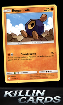 Roggenrola 69/149 Pokemon Common SM Base Set Card LP