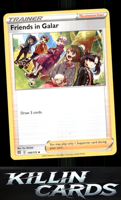 Friends in Galar 140/172 Pokemon Uncommon SWSH09: Brilliant Stars Card NM