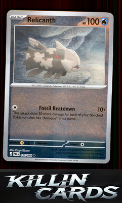 Reverse Holofoil Relicanth 017/084 Pokemon Uncommon ME05: Pitch Black Card NM