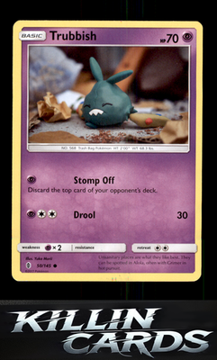 Trubbish 50/145 Pokemon Common SM - Guardians Rising Card NM